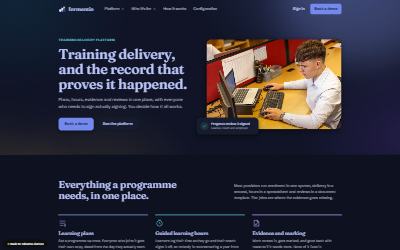 Screenshot of the Formentio demo