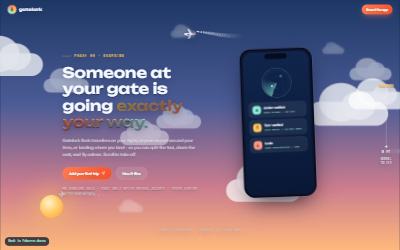 Screenshot of the Gatelark demo